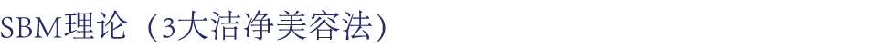 SBM理论（3大洁净美容法）